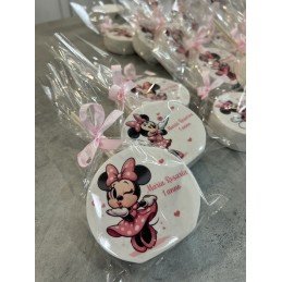 Profumatore Grande Minnie Personalizzato 9 cm | Bomboniera con Bustina Trasparente per Eventi