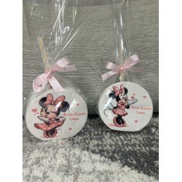 Profumatore Grande Minnie Personalizzato 9 cm | Bomboniera con Bustina Trasparente per Eventi