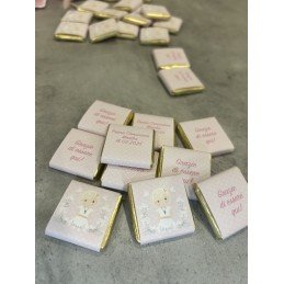 Cioccolatini Personalizzati al Latte - Tema Prima Comunione BIMBA BIONDA