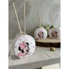 Profumatore Minnie Rosa Personalizzato 6,5 cm| Bomboniera Battesimo, Nascita, Compleanno Bambina
