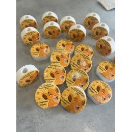 Profumatore Simba Personalizzato con Frase 6,5 cm | Bomboniera Battesimo, Nascita, Compleanno