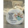 Profumatore Rotondo Piccolo Principe 9 Cm Frase Bimbo Bomboniera Battesimo Compleanno
