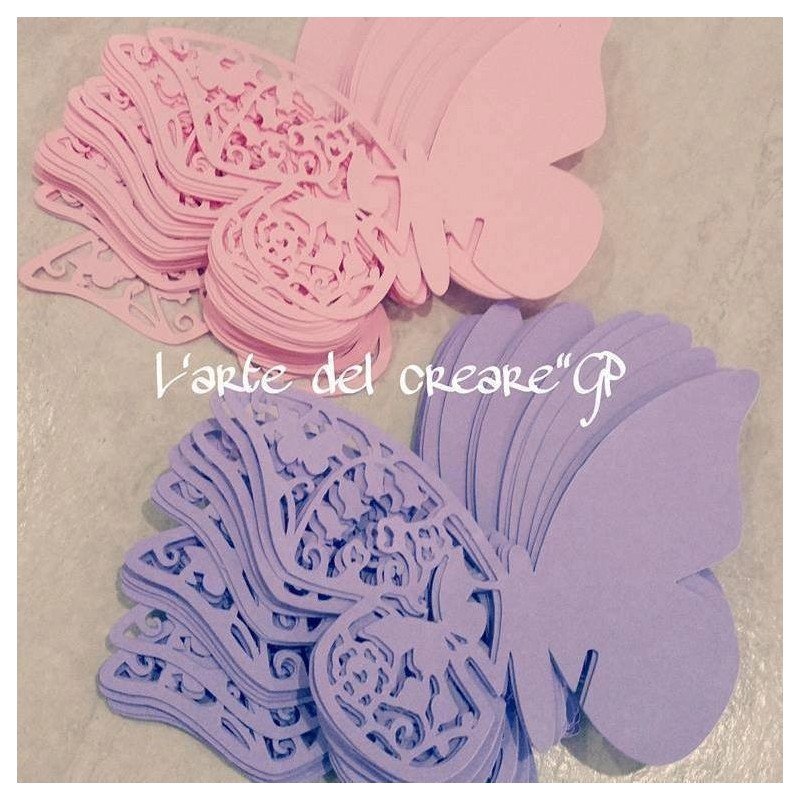 Segnabicchiere Segnaposto Farfalla Decorativi Bomboniere Matrimonio Segnabicchiere Segnaposto Farfalla Decorativi Bomboniere Matrimonio