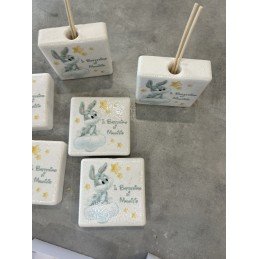 Profumatore Quadrato Bugs Bunny - Bomboniera Personalizzata con Frase a Scelta