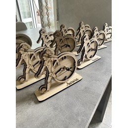 OROLOGIO in legno MODELLO CALCIATRICE