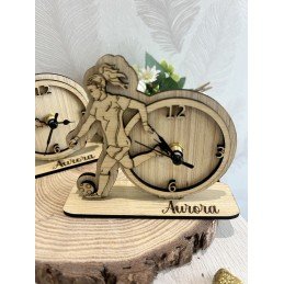 OROLOGIO in legno MODELLO CALCIATRICE