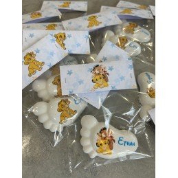 Sacchetto con piedino personalizzato - tema SIMBA