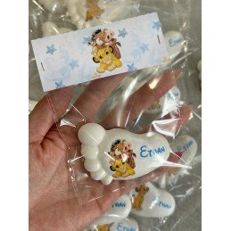 Sacchetto con piedino personalizzato - tema SIMBA