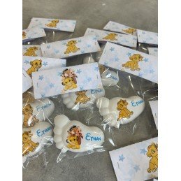 Sacchetto con piedino personalizzato - tema SIMBA