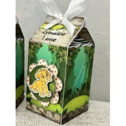 Milk Box Simba personalizzata: bomboniera e gadget per ogni evento
