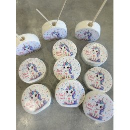 Profumatore Unicorno Personalizzato 9x8x3 cm | Bomboniera e Segnaposto per Eventi Bambini
