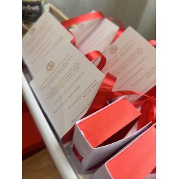 Scatoletta Laurea Libro con Frontespizio Personalizzato | Base e Copertina Avorio, Scritta Tortora