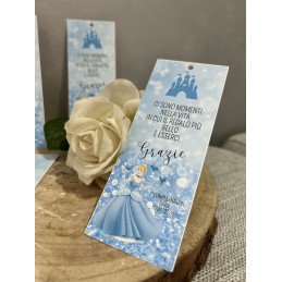 Segnaposto battesimo e compleanno personalizzati con nome e grafica a tema