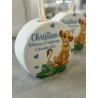 Profumatore Personalizzato Simba per Battesimo e Compleanno – Bomboniera Artigianale 6,5 cm | Favole Creative