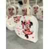 Profumatore Cuore Minnie Personalizzato | Bomboniera Battesimo & Compleanno