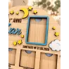 Quadretto Nascita Personalizzato in Legno con Foto del Primo Anno