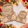 Letterina Babbo Natale in Legno Personalizzata | Favole Creative