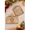 Letterina Babbo Natale in Legno Personalizzata | Favole Creative