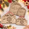 Letterina Babbo Natale in Legno Personalizzata | Favole Creative