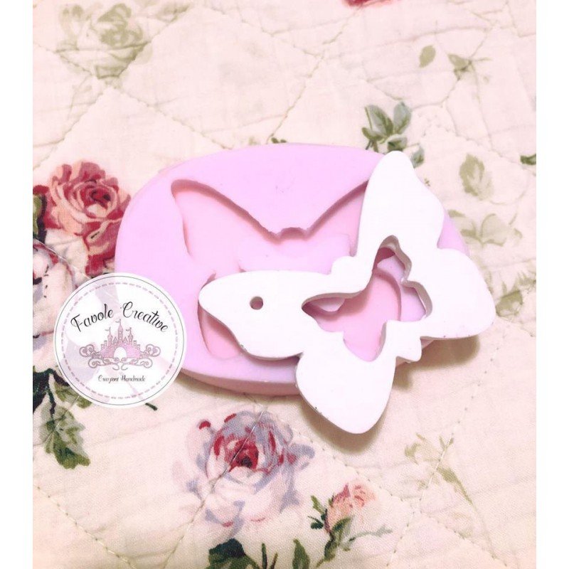 Stampo silicone FARFALLA CON FORO Stampo silicone FARFALLA CON FORO