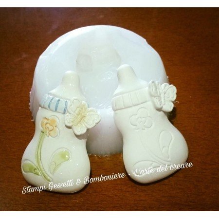 Stampo silicone BIBERON CON FARFALLINA