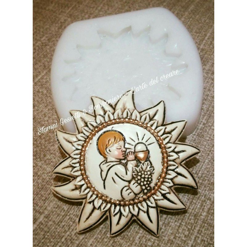 Stampo silicone SOLE BIMBO PRIMA COMUNIONE Stampo silicone SOLE BIMBO PRIMA COMUNIONE