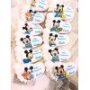 Piedino Profumato Topolino Baby Orizzontale | Bomboniera Personalizzata per Battesimo, Nascita, Compleanno