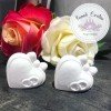 Gessetto Profumato CUORE 3D CON FEDI MATRIMONIO