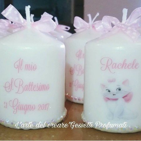 Candela Minu Personalizzata Fronte/Retro | Bomboniera con Nome e Dedica Disney
