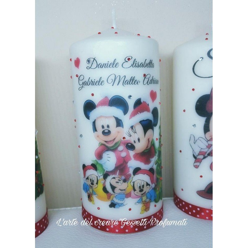 Candela Personalizzata NATALE FAMIGLIA