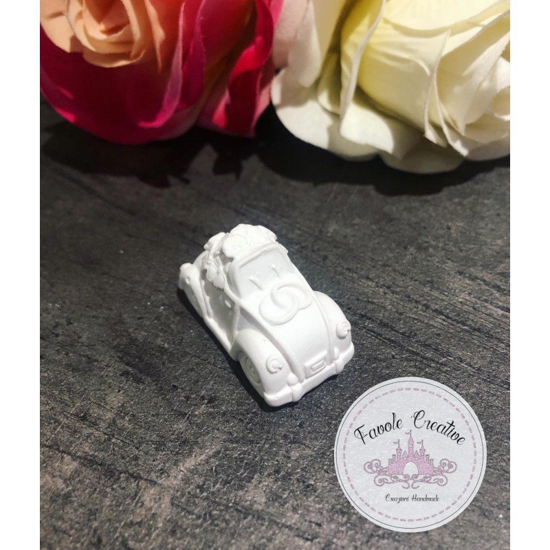 Gessetto profumato MACCHINA SPOSI CON FIORI Matrimonio Gessetto profumato MACCHINA SPOSI CON FIORI Matrimonio