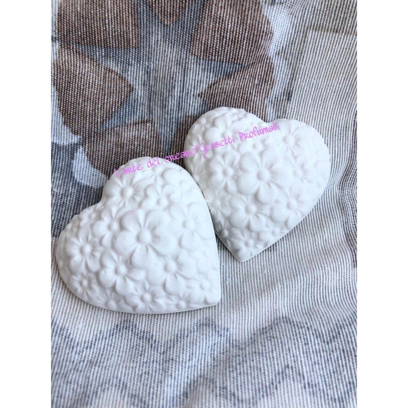 Gessetti profumati CUORE CON FIORI MATRIMONIO