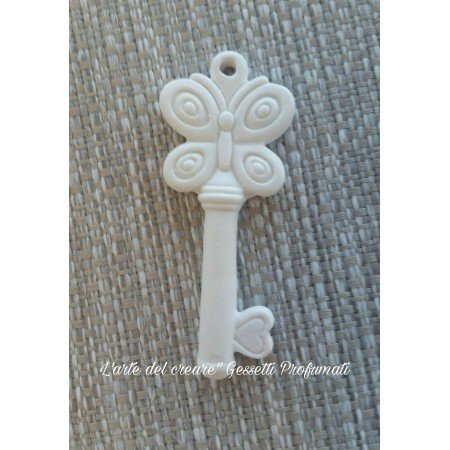Gessetto profumato CHIAVE CON FARFALLA
