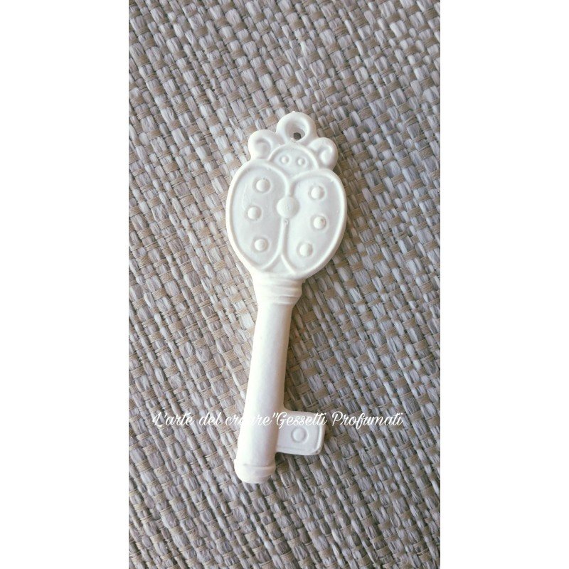 Gessetto profumato CHIAVE CON COCCINELLA LAUREA