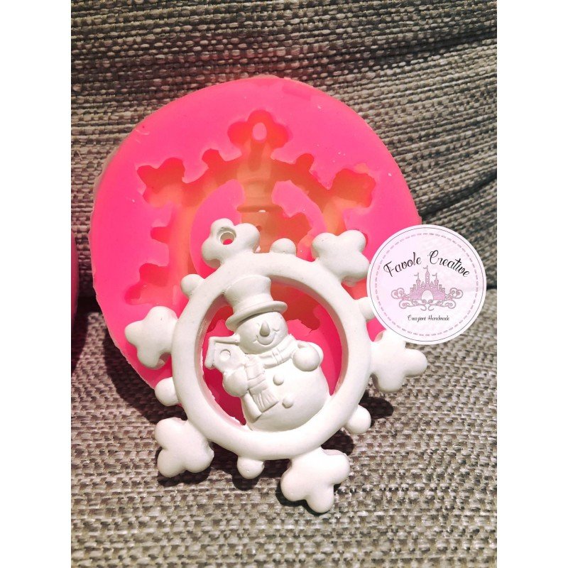 Stampo silicone FIOCCO DI NEVE NATALE Stampo silicone FIOCCO DI NEVE NATALE