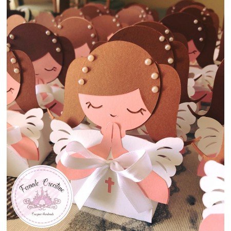 Scatola portaconfetti BIMBA PRIMA COMUNIONE