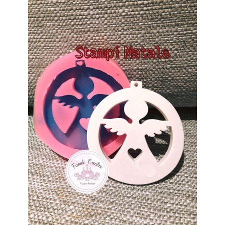 Stampo silicone PALLINA ANGELO NATALE