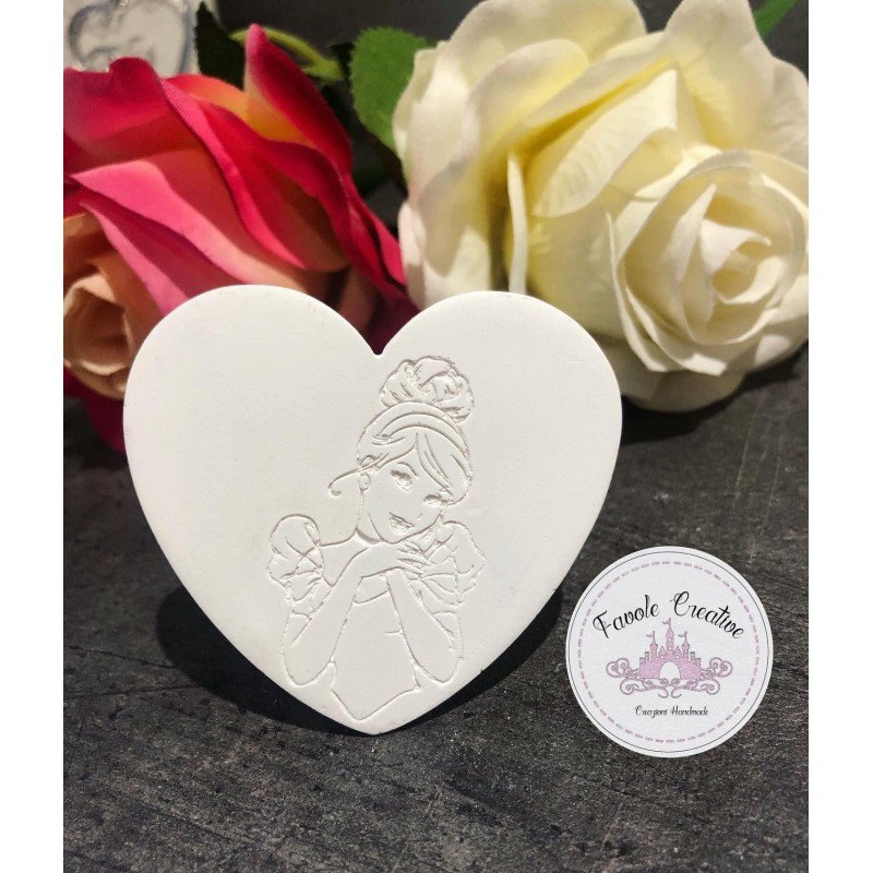 Gessetto CUORE CENERENTOLA COMPLEANNO