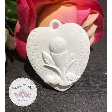 Gessetto profumato CUORE CALICE PRIMA COMUNIONE