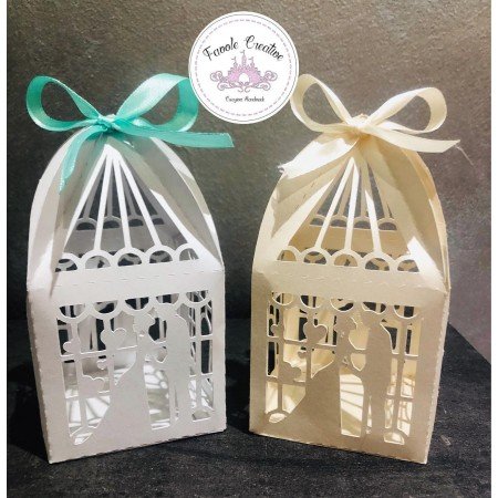 Scatola confetti LANTERNA SPOSI Matrimonio