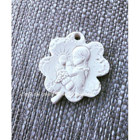 Gessetto profumato FOGLIA BIMBA FORO PRIMA COMUNIONE