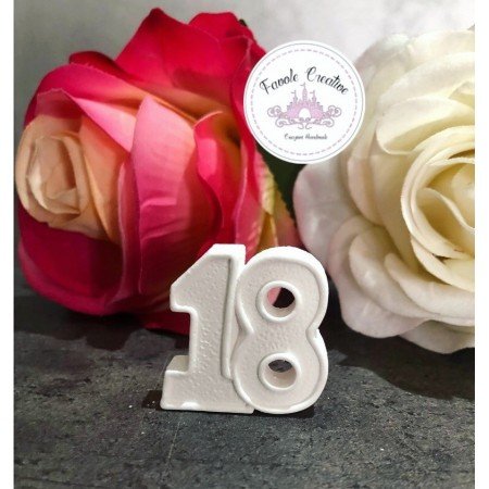 Gessetto profumato NUMERO 18 ANNI
