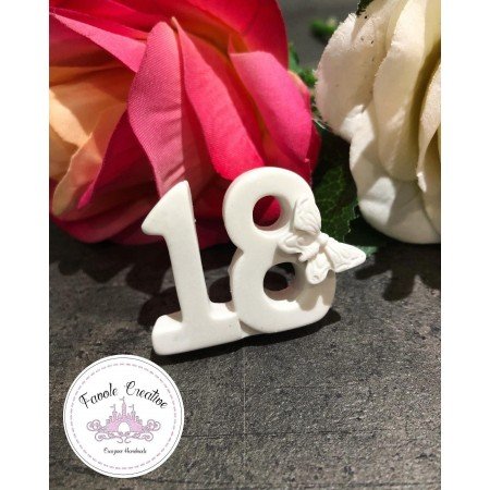 Gessetto profumato 18 ANNI CON FARFALLA