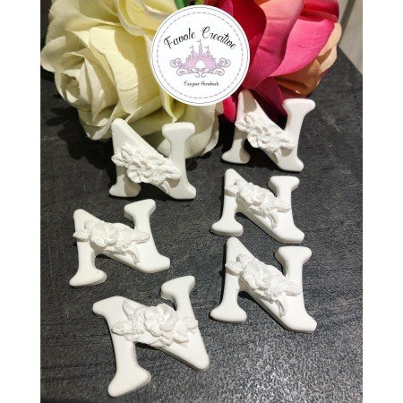 gessetti profumati iniziale N - bomboniere battesimo originali