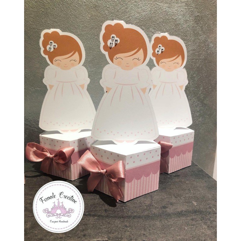 Scatola Confetti PRIMA COMUNIONE Bambina