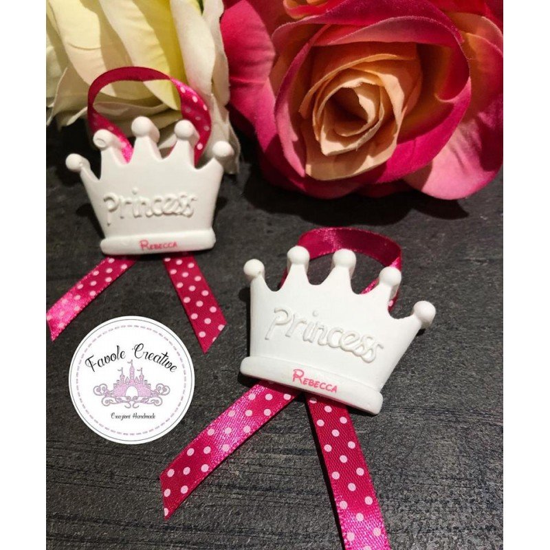 Gessetti Profumati CORONA CON NOME E NASTRO