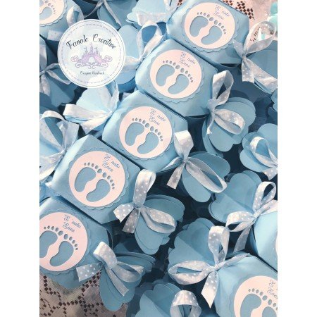 Scatolina CARAMELLA CON PIEDINI E NOME personalizzabile