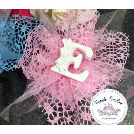 Sacchetti portaconfetti Con INIZIALE PROFUMATA + CONFETTI