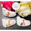 Piedino Profumato Bambi Misti Personalizzati | Bomboniera Artigianale per Battesimo, Nascita, Compleanno