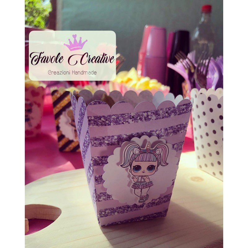Scatola patatine pop-corn LOL SURPRISE Scatola patatine pop-corn LOL SURPRISE